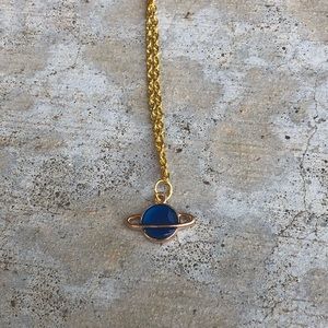 Saturn necklace